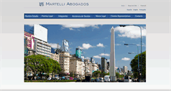 Desktop Screenshot of martelliabogados.com
